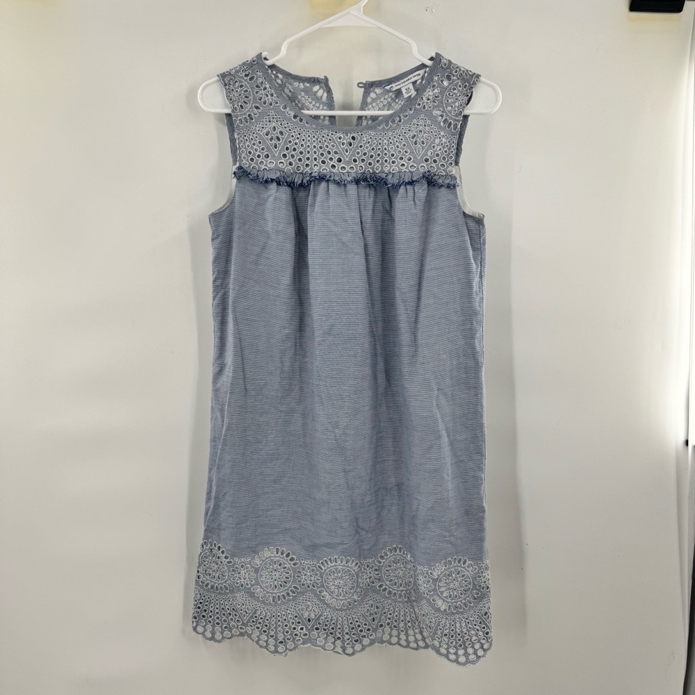 Southern tide Blue Lace embroidered Dress XS - Picture 10 of 11